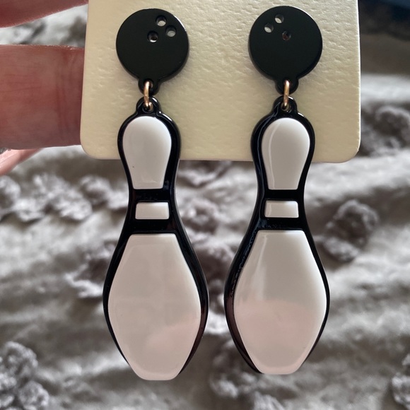 Bowling pin earrings